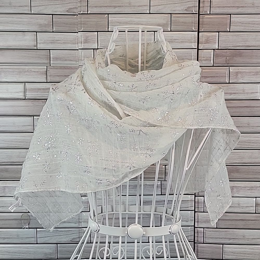 Lavello snowflake scarf One Size - Picture 6 of 9